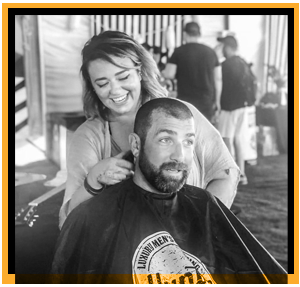 cutting hair
