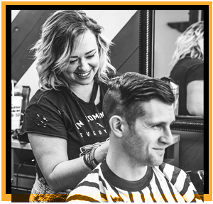 cutting hair